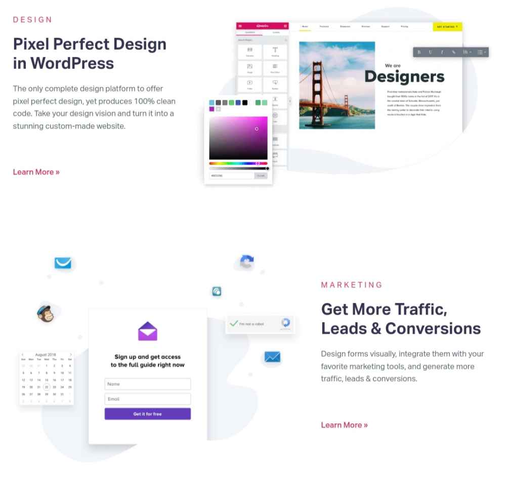 Elementor page builder