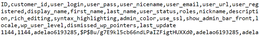 wp users import