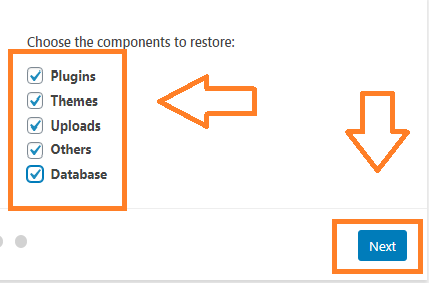 backup restore
