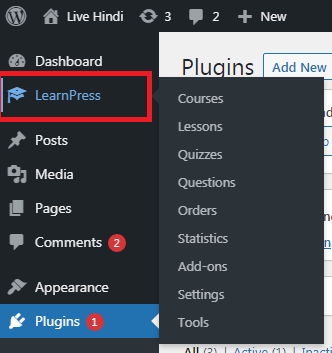 Learn Press LMS Plugin for WordPress